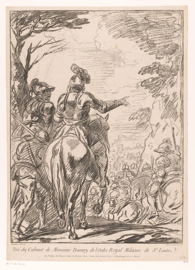 Due soldati a cavallo da Jean Charles François