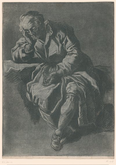 Uomo seduto da Jean Charles François
