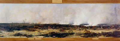Campagna di Russia: Panorama della Battaglia di Mosca il 7/09/1812 da Jean Charles Langlois
