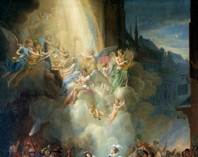 Dettaglio di La conversione di Henri de Joyeuse da Jean Charles Tardieu