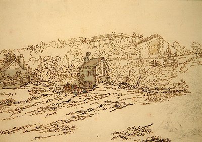Il padiglione musicale della contessa du Barry a Louveciennes, Parigi da Jean Claude (attr. to) Nattes
