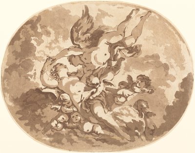 Eros e Psiche da Jean Claude Richard, Abbé de Saint Non after François Boucher
