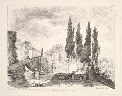 Veduta dei giardini di Villa d