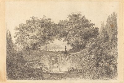 Il piccolo parco da Jean Claude Richard de Saint Non after Jean Honoré Fragonard