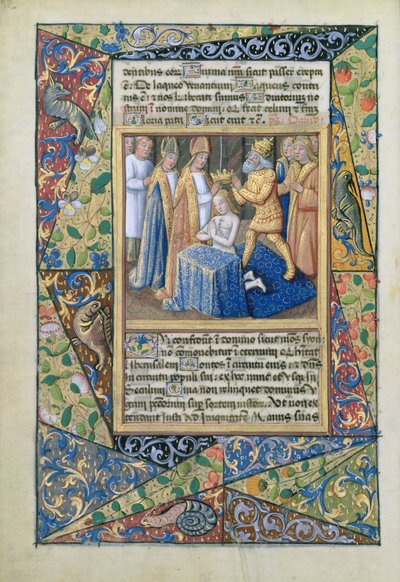 Davide incoronato, dal Libro d