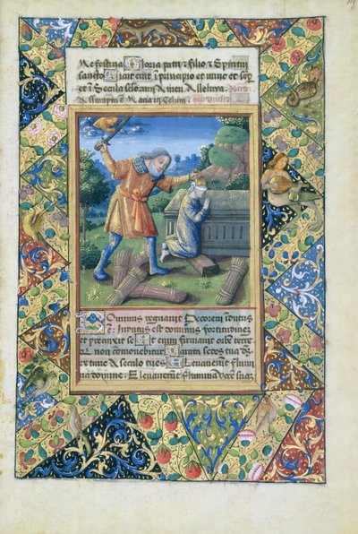 Il sacrificio di Isacco, dal Libro d