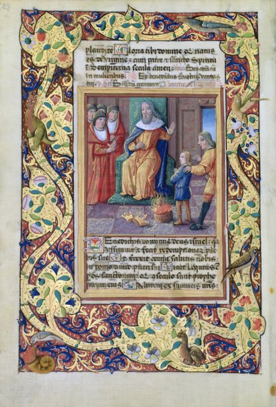 Giuseppe interpreta i sogni del Faraone, dal Libro d