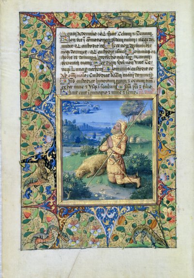 Samuele invoca il Signore, dal Libro d