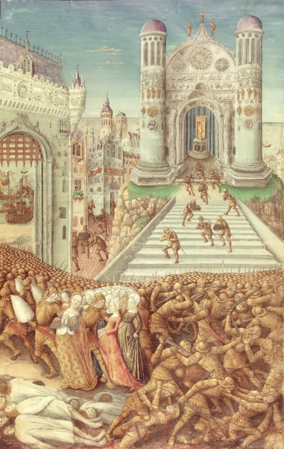 Nouv Acqu Fr 24920 fol.12 Il rapimento di Elena, dalla 