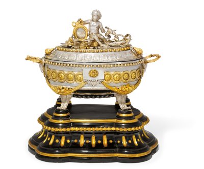 Zuppiera, coperchio e supporto, Malines, c.1780 da Jean Corneille Hendrickx