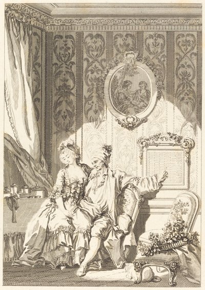 Il calendario dei vecchi da Jean Dambrun after Jean Honoré Fragonard