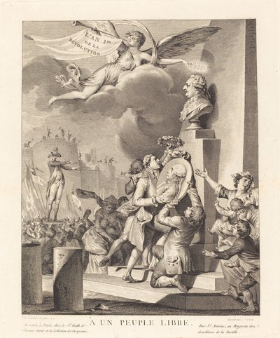 A un popolo libero da Jean Dambrun after Jean Michel Moreau