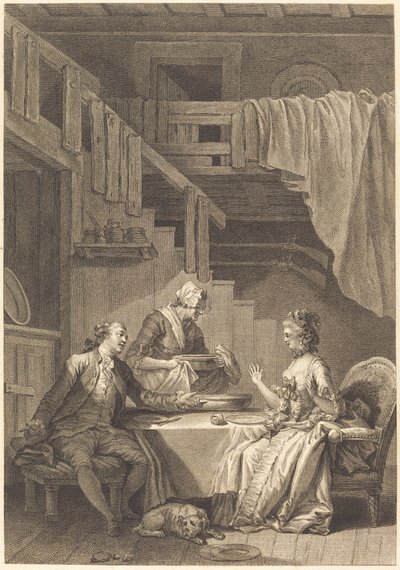 Il falcone da Jean Dambrun and Jean Baptiste Tilliard after Jean Honoré Fragonard