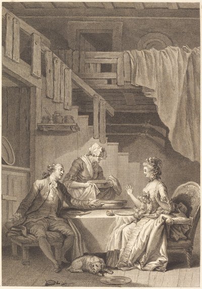 Il Falco da Jean Dambrun and Jean Baptiste Tilliard after Jean Honoré Fragonard