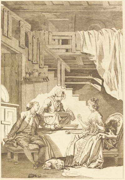 Il falco da Jean Dambrun and Jean Baptiste Tilliard after Jean Honoré Fragonard