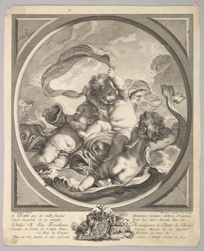 Acqua, ca. 1748 da Jean Daullé