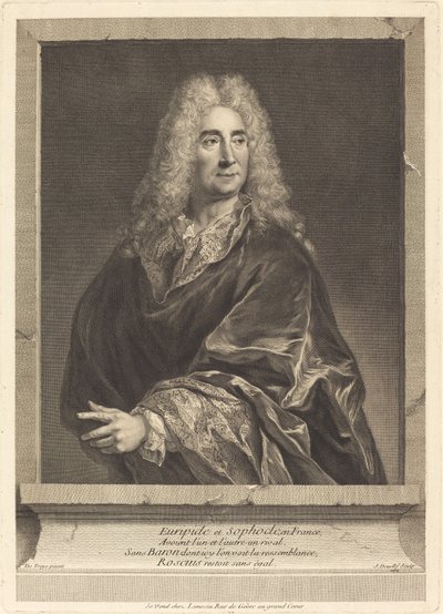 Michel Baron da Jean Daullé after François de Troy