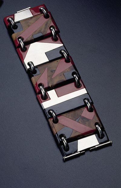 Bracciale Thuya, c.1930 da Jean Dunand
