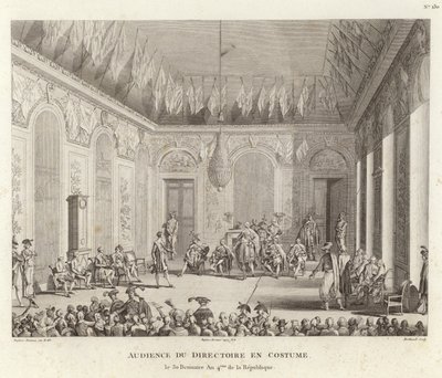 Udito del Direttorio in costume da Jean Duplessi Bertaux