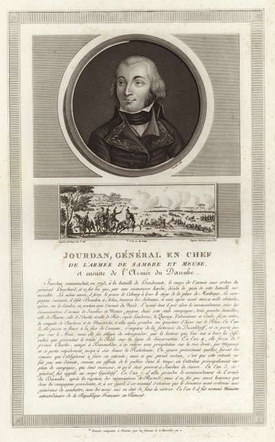 Ritratto di Jean-Baptiste Jourdan, Conte Jourdan da Jean Duplessi Bertaux