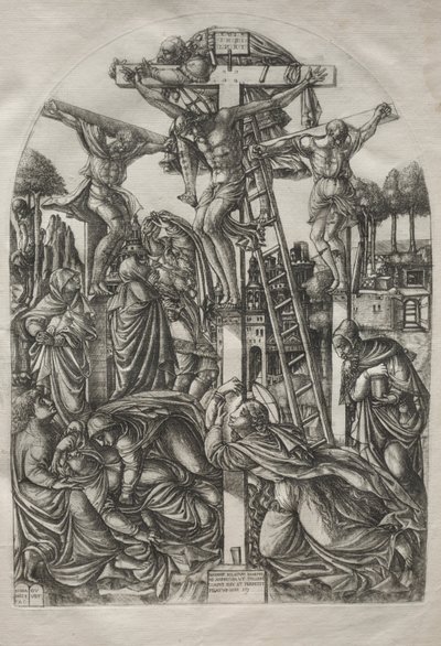 Cristo sulla croce tra i due ladroni, prima del 1561 da Jean Duvet