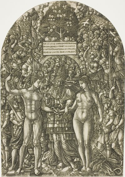 Il matrimonio di Adamo ed Eva da Jean Duvet