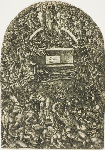 Apertura del Sesto Sigillo da Jean Duvet