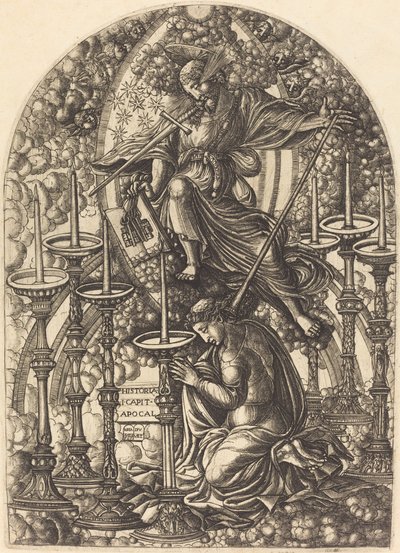 San Giovanni vede i sette candelabri d