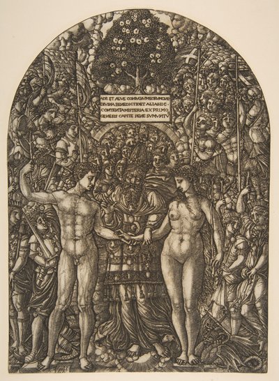 Il matrimonio di Adamo ed Eva da Jean Duvet