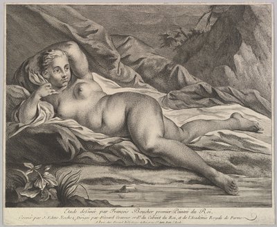 Studio di un Nudo Disteso da Jean Edme Nochez