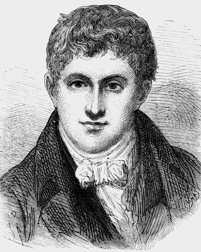 Humphry Davy, fisico e chimico inglese da Jean Edouard Dargent