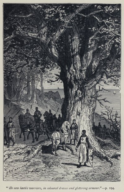 "Vide guerrieri ostili, in abiti colorati e armature scintillanti" da Jean Edouard Dargent