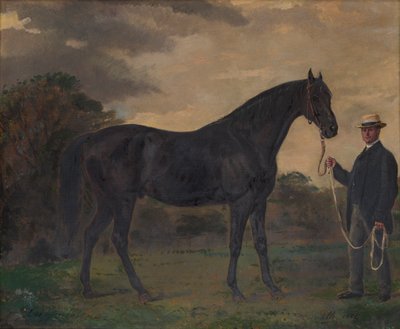 Chippendale e un groom nel paesaggio da Jean Edouard Lacretelle