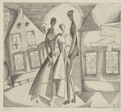 Sera nel villaggio da Jean Emile Laboureur
