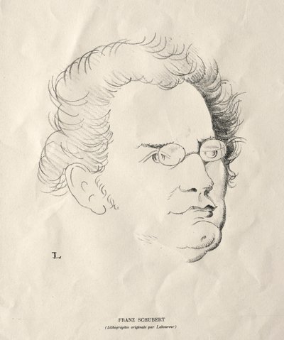 Franz Schubert da Jean Emile Laboureur