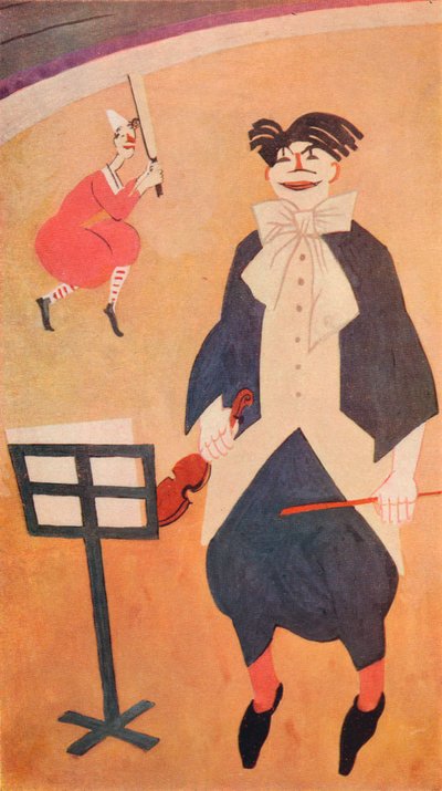 Il Clown. Decorazione Murale nel Ristorante Boulestins, Londra, c1927 da Jean Emile Laboureur