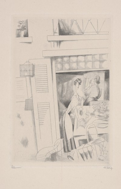 La lavandaia da Jean Emile Laboureur