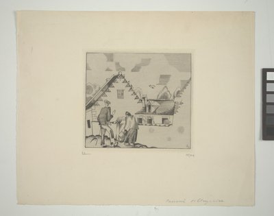 Pettegolezzi del villaggio da Jean Emile Laboureur