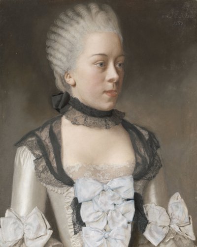 Wilhelmina Hillegonda Schuyt da Jean Etienne Liotard (signed by artist)
