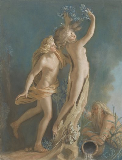 Apollo e Dafne, dopo il gruppo in marmo di Lorenzo Bernini nella Galleria Borghese, Roma da Jean Étienne Liotard