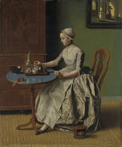Ragazza olandese a colazione da Jean Étienne Liotard