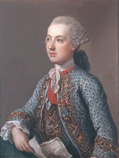 Giuseppe II (1741-90) Imperatore del Sacro Romano Impero e Re di Germania, 1762 da Jean Étienne Liotard