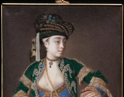Laura Tarsi, "Una dama greca", 1745-1749 da Jean Étienne Liotard