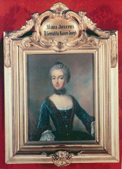 Maria Josepha di Baviera seconda moglie di Giuseppe II (1741-90) Imperatore del Sacro Romano Impero da Jean Étienne Liotard