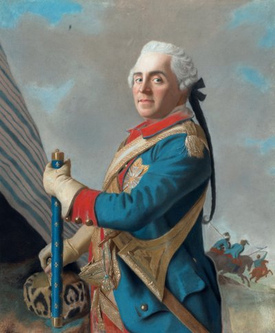 Ritratto di Maurice de Saxe, 1696-1750, Maresciallo di Francia, 1748 da Jean Étienne Liotard