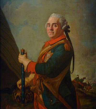 Ritratto di Maurice de Saxe 1696-1750, Maresciallo di Francia, XVIII secolo da Jean Étienne Liotard