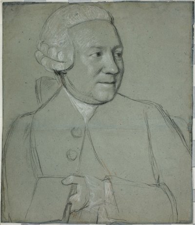Ritratto di un uomo che tiene un libro, girato a destra da Jean Étienne Liotard