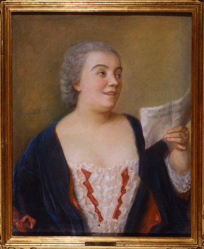 Il cantante, 1736 da Jean Étienne Liotard
