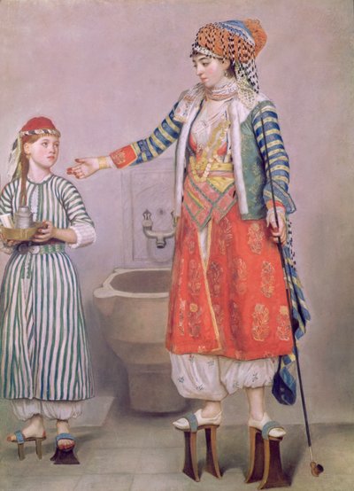 Donna turca con la sua serva da Jean Étienne Liotard