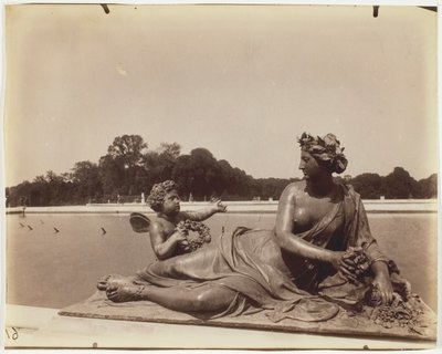 Versailles, angolo del parco da Jean Eugène Auguste Atget